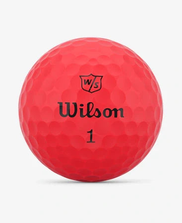 Wilson DUO SOFT golf balls by ParWestGolf, close-up of white golf balls with soft cover for better feel and distance.