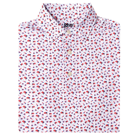 Men's golf polo shirt by 2putt, featuring a classic design and comfortable fit, perfect for golf or casual wear.