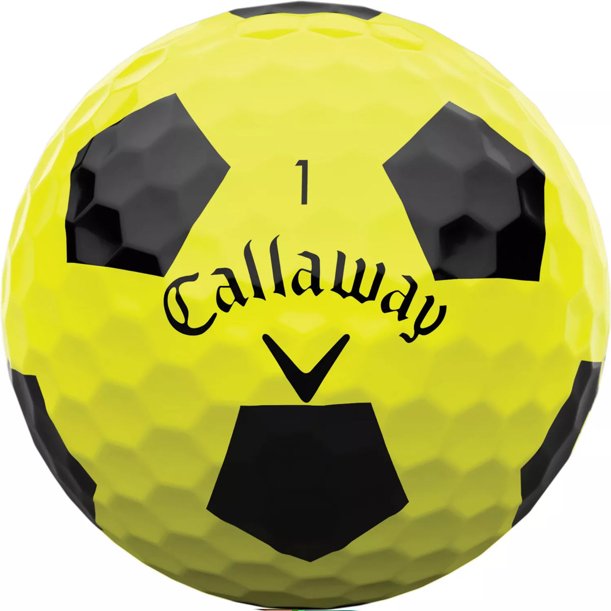 Callaway 2025 ERC Soft Truvis golf balls featuring vibrant Truvis pattern and soft performance for optimal game play.