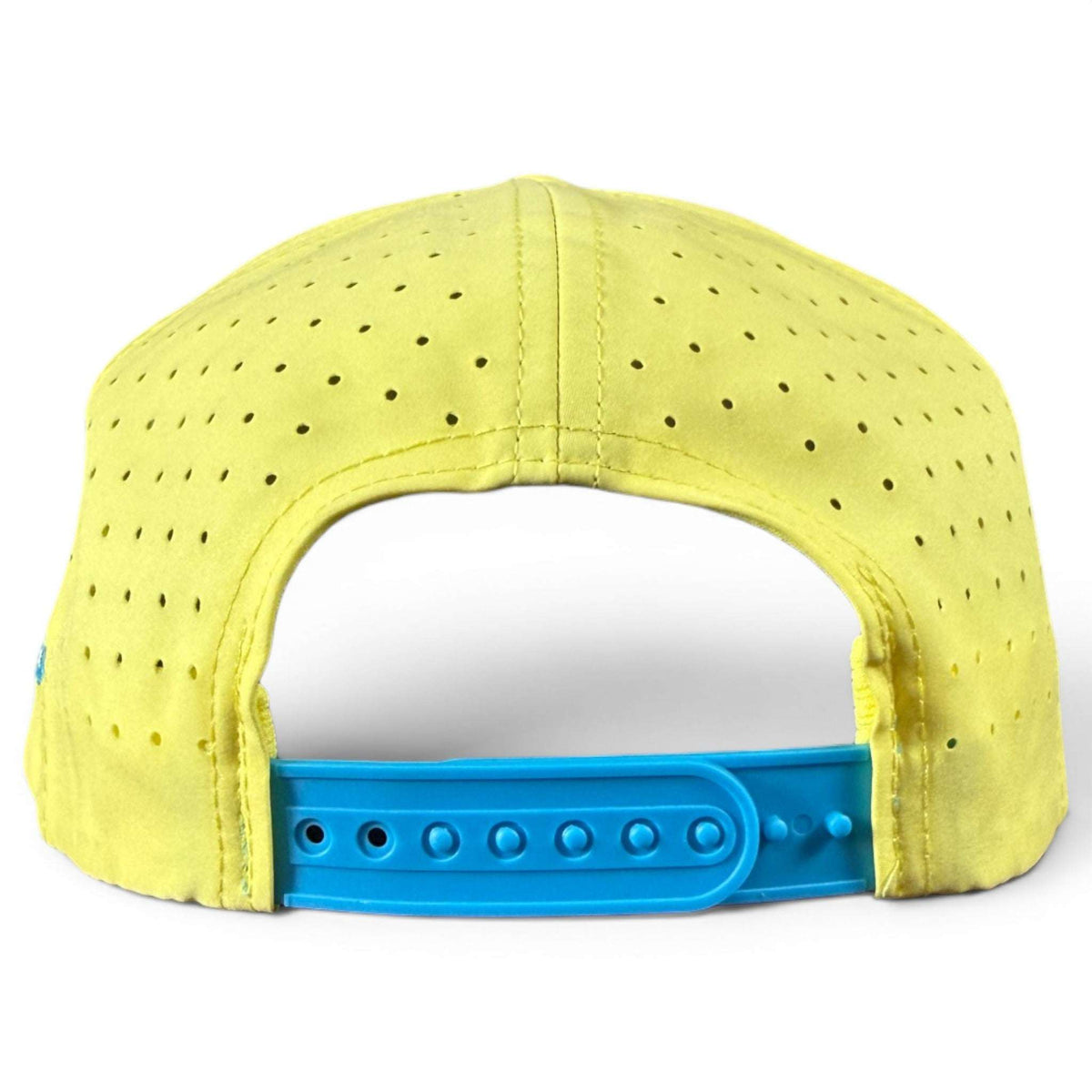 Logie Joe's Golf Motor Boatin' cap featuring a snapback style, built-in magnetic ball marker holder, and adjustable fit.