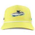 Motor Boatin' Golf Hat | Snapback Cap | Built-in Magnetic Ball Marker Holder + Marker Included | Adjustable Center Console Boat