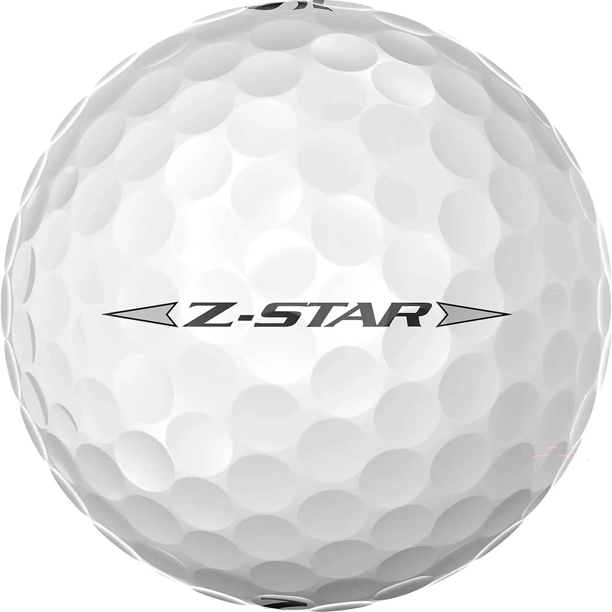 Srixon 2025 Z-STAR golf balls in a pack, featuring sleek white design and branding, ideal for high-performance golf play