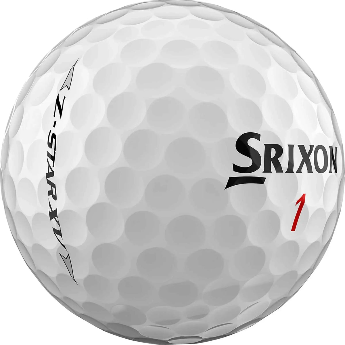 Srixon 2025 Z-STAR XV golf balls with white cover and branding, designed for high performance on the golf course.