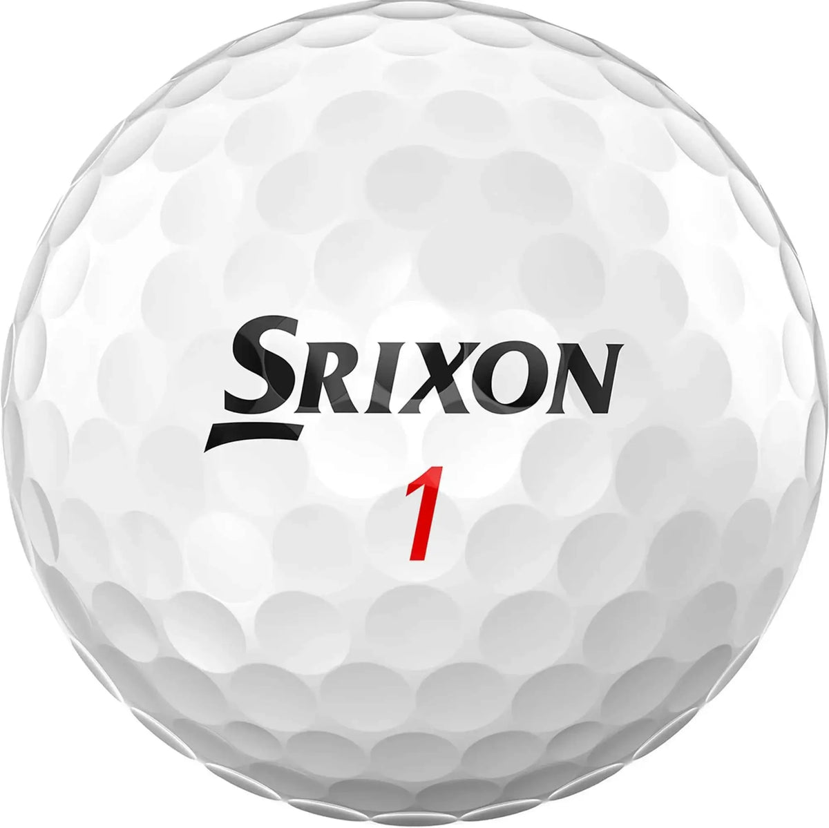 Srixon 2025 Z-STAR XV golf balls, white with branding, stacked in a display for ParWestGolf.