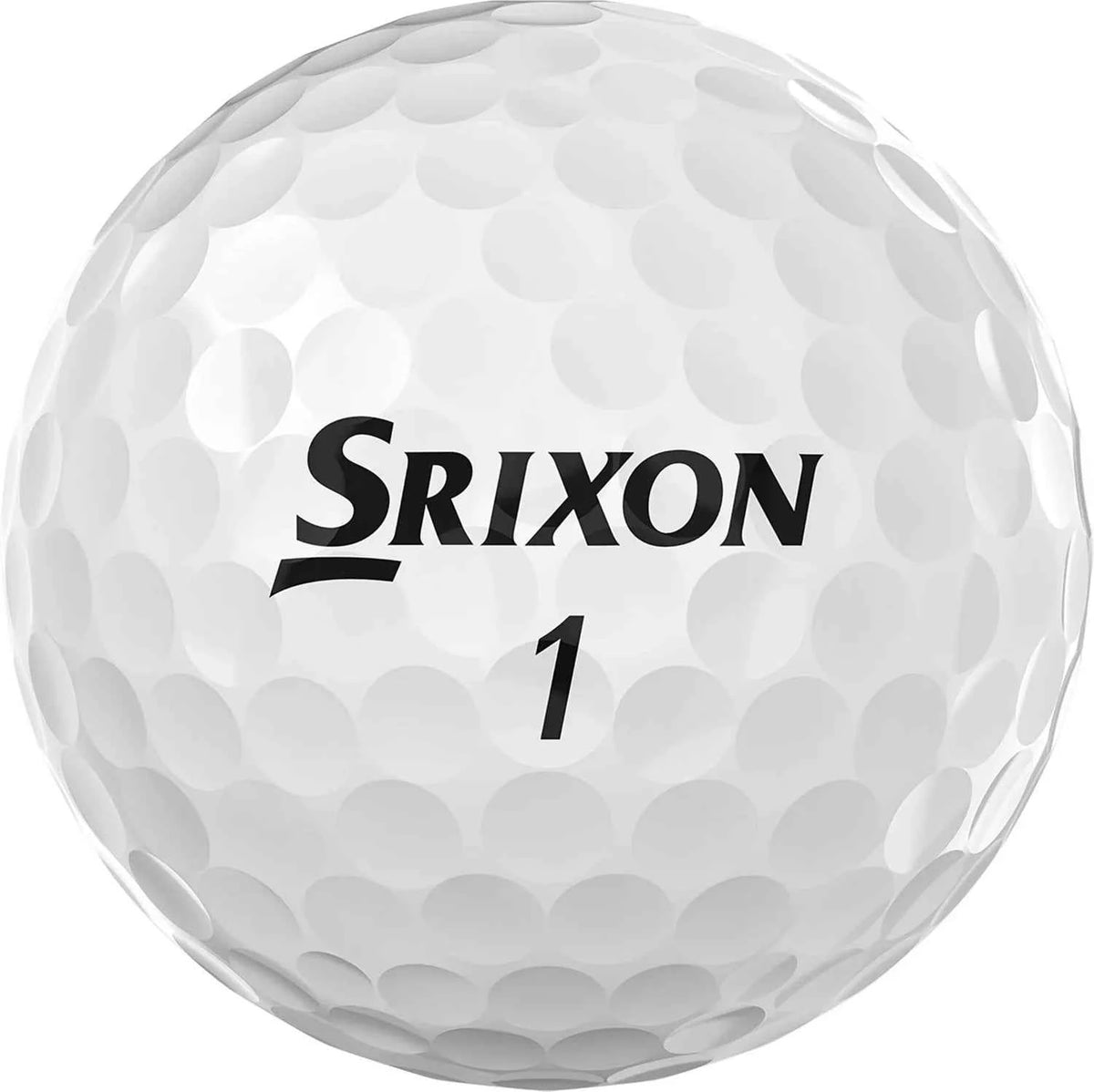 Srixon Q-STAR Tour golf balls with white cover and branding, arranged on a golf course green.