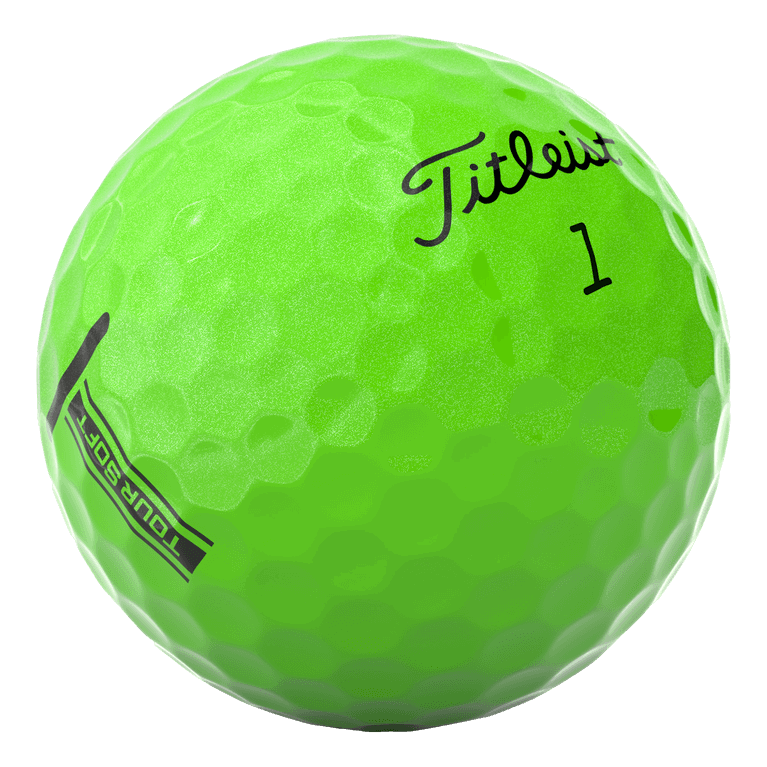 Titleist Tour Soft golf balls from ParWestGolf, showing a close-up of the white golf balls with branding and soft dimple design.
