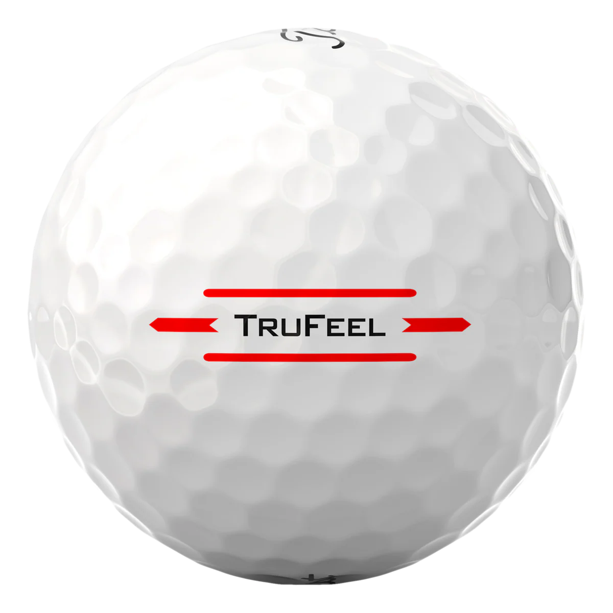 Titleist TruFeel 2024 golf balls from ParWestGolf, featuring a white design with the Titleist logo visible on the surface.
