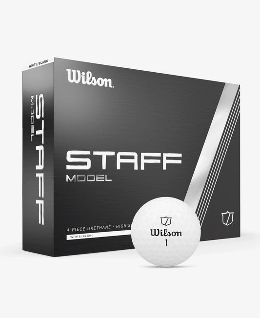 Wilson Staff Model 2024 golf balls by ParWestGolf, featuring a sleek design ideal for optimal performance on the course.